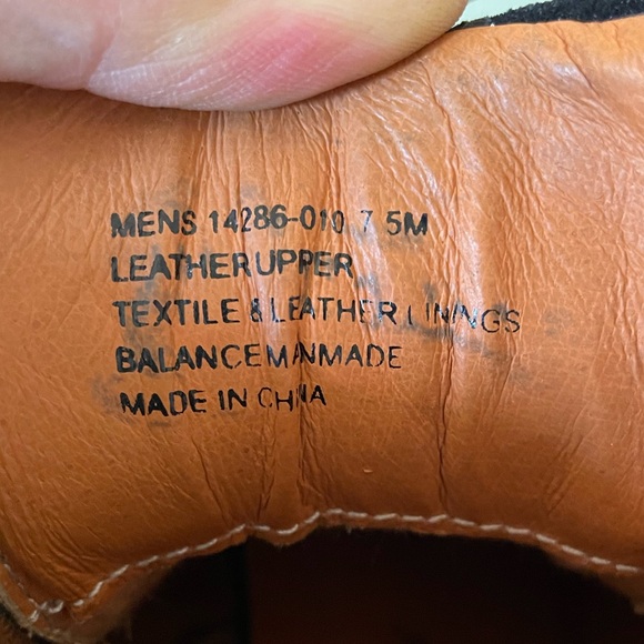 FLORSHEIM LODGE CAP TOE LACE BOOT black crazy horse Men’s 7.5 Leather Chukka - Picture 5 of 11